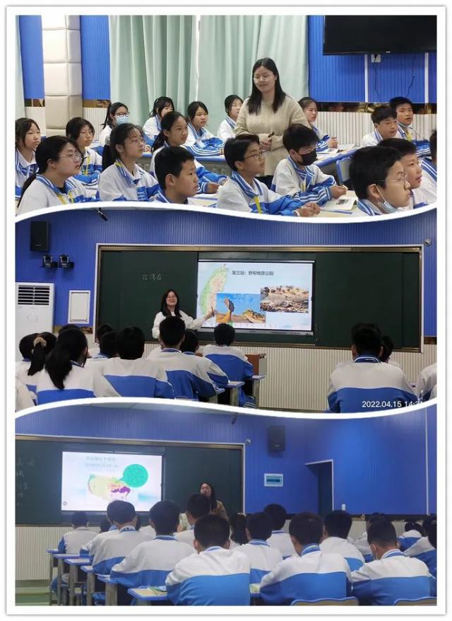 玉山五中朱依东校长全程参与了听评课并点评.