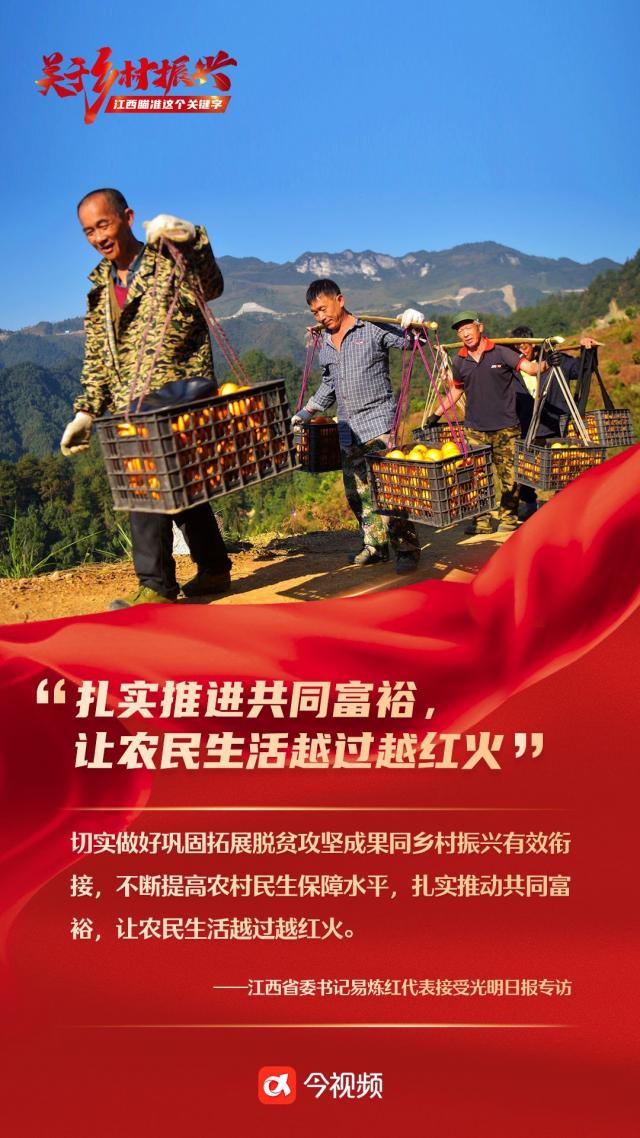 微海报关于乡村振兴江西瞄准这个关键字