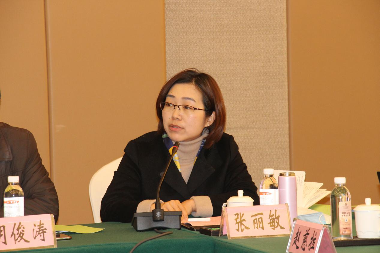 共青城市人民法院党组书记,院长张丽敏致辞.